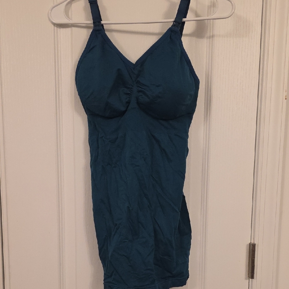 Women's Teal Nursing Camisole